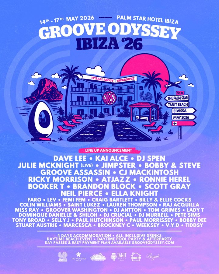 Groove Odyssey Ibiza 2026 line-up